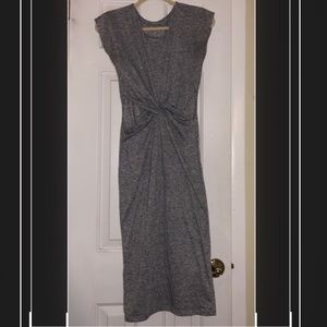 Grey body-con dress